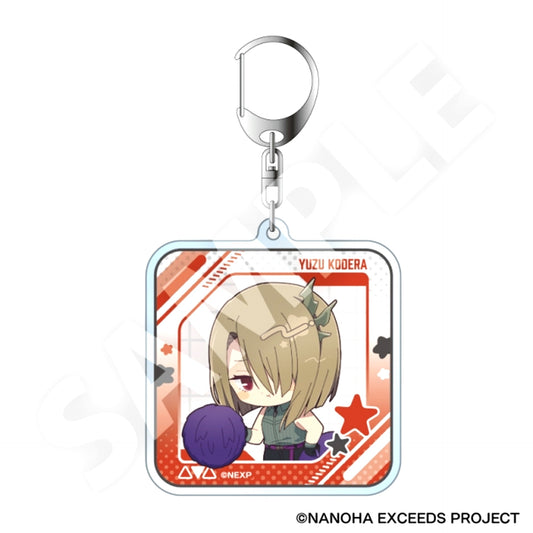 Magical Girl Lyrical Nanoha EXCEEDS Gun Blaze Vengeance Fure Friends Acrylic Keychain Yuzu Kodera [NEW]