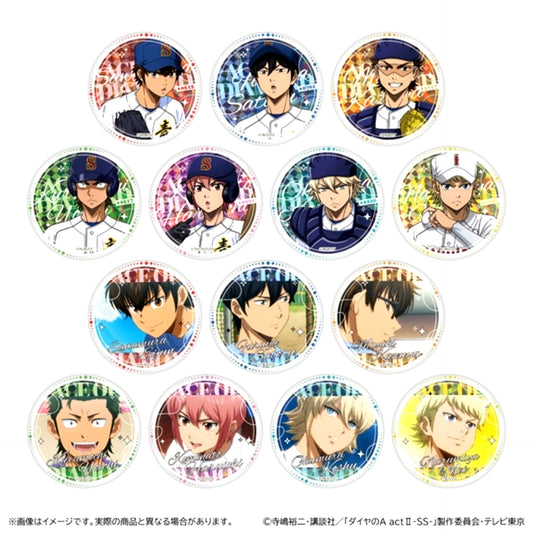 Ace of the Diamond Act 2 -SS- Trading Hologram Button Goods - Badge [NEW]