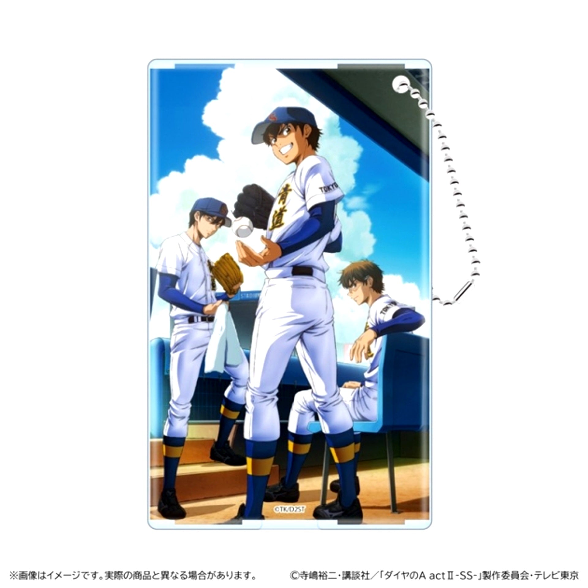 Ace of the Diamond Act 2 -SS- Clear Pass case / Key Visual Goods - Pass case [NEW]
