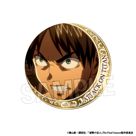 Attack on Titan Gira Gira Can Badge vol.3 1 [NEW]