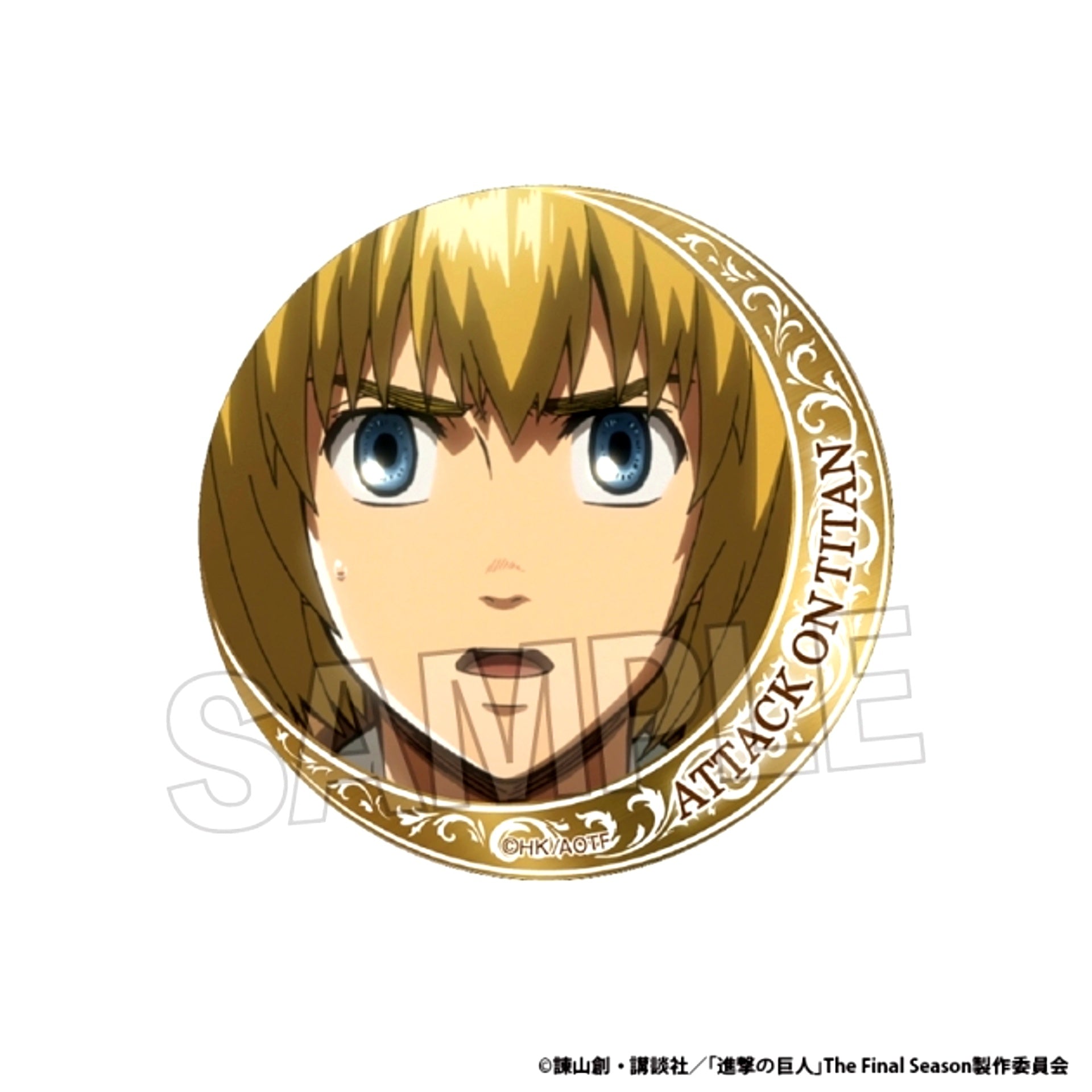 Attack on Titan Giragira Can Badge vol.3 2 [NEW]