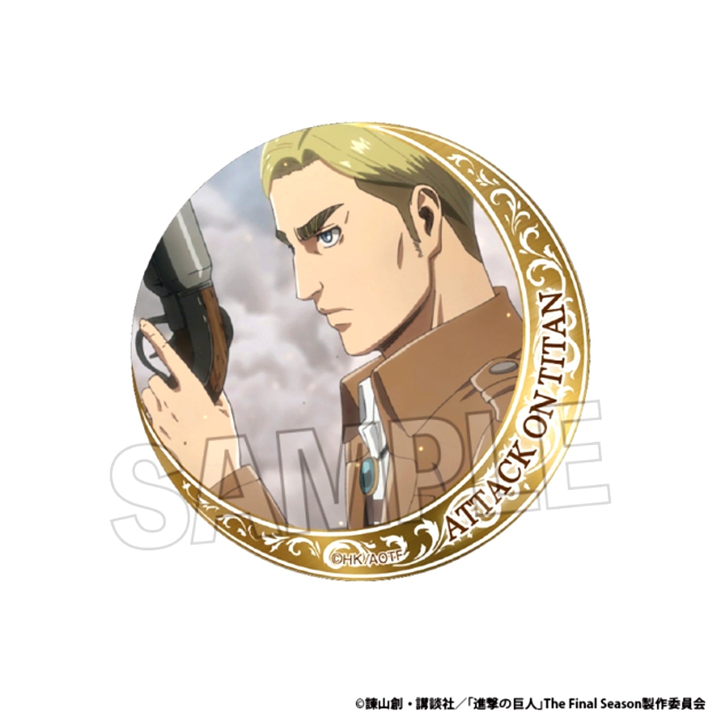 Attack on Titan Gira Gira Can Badge vol.3 14 [NEW]