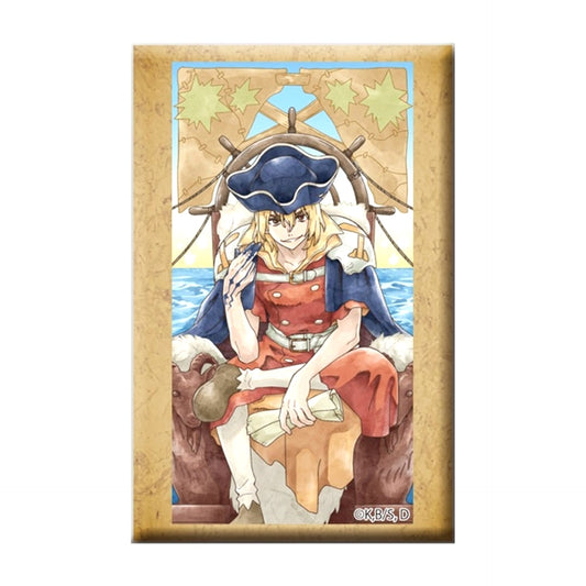 Dr.STONE with Stand Square Button Ryusui Nanami Goods - Bache [NEW]