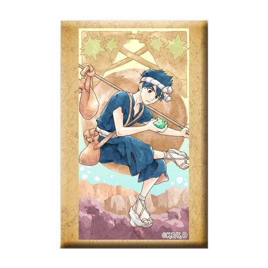 Dr.STONE with Stand Square Button Chromium Goods - Bache [NEW]