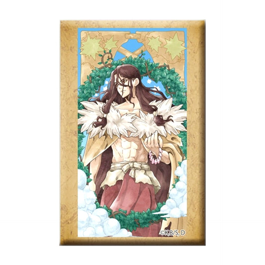 Dr. STONE Square Tin Badge with Stand Tsukasa Shishio [NEW]