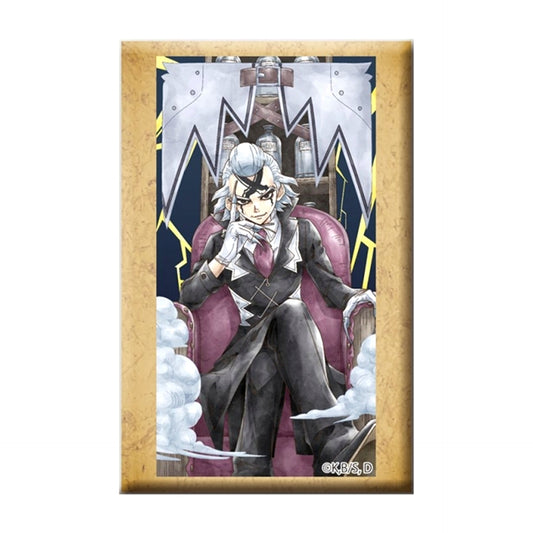 Dr.STONE with Stand Square Button Dr. Zeno Goods - Bache [NEW]
