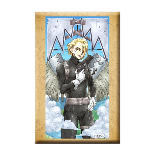 Dr.STONE Square Can Badge with Stand Stanley Snyder [NEW]