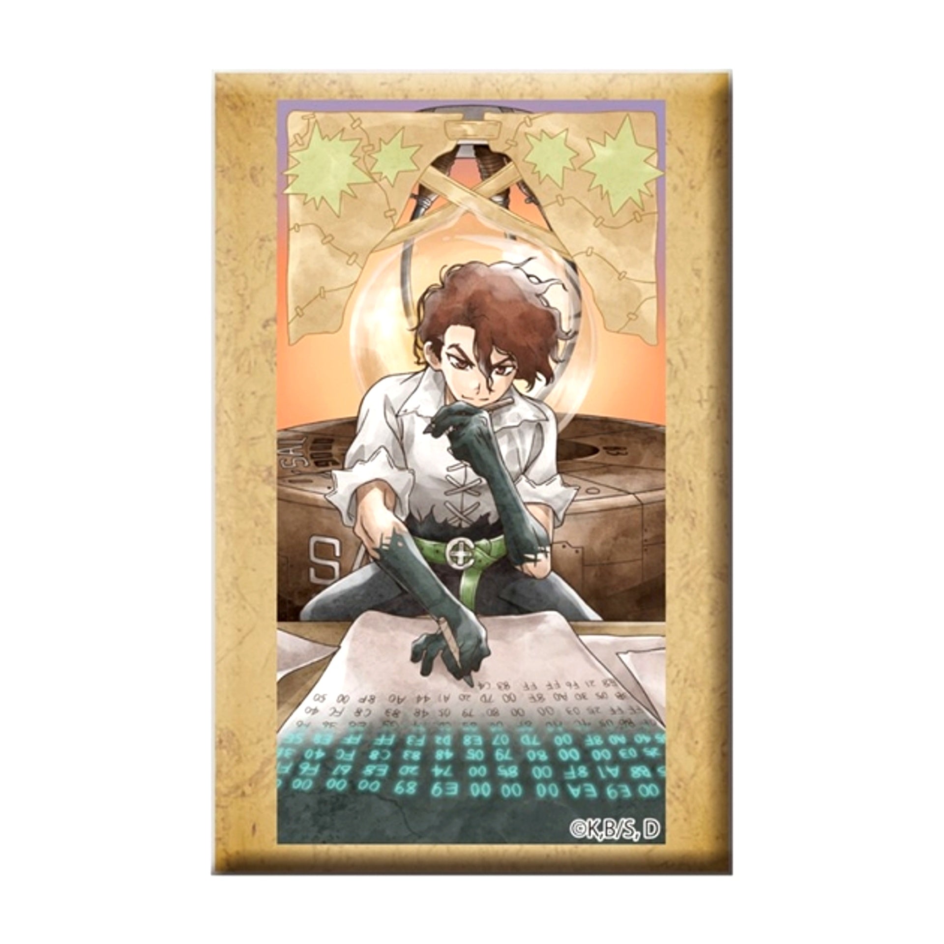 Dr.STONE with Stand Square Button SAI Goods - Bache [NEW]