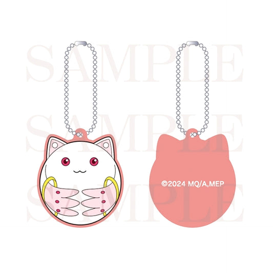 Puella Magi Madoka Magica Magia Exedra Kyubey Bomb Puffy Rubber Charm [NEW]