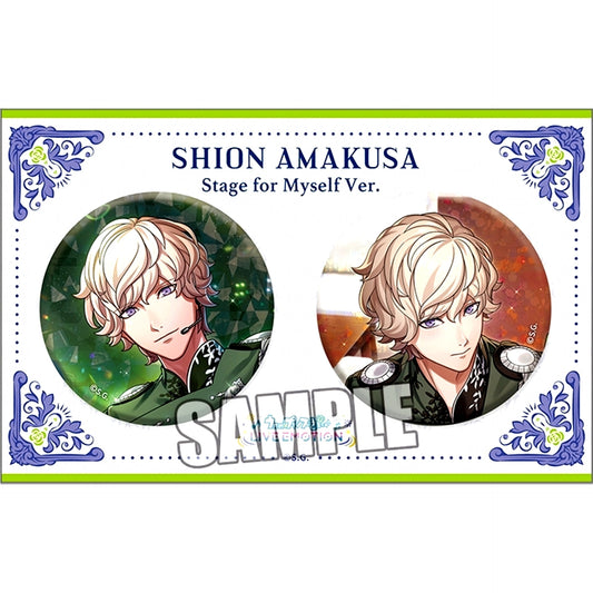 Uta no Prince-sama LIVE EMOTION Birthday Hologram Can Badge Set Stage for Myself Ver. "Shion Amakusa" Animate Limited [NEW]
