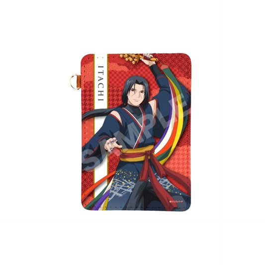 NARUTO Shippuden Dance Performance ver. Leather Pass Case /06 Itachi Uchiha [NEW]