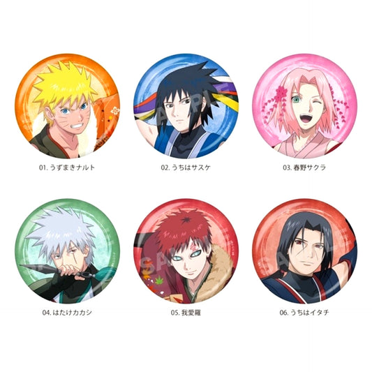 NARUTO Shippuden Dance Performance ver. Can Badge /01 All 6 Types (with Bonus) [NEW]