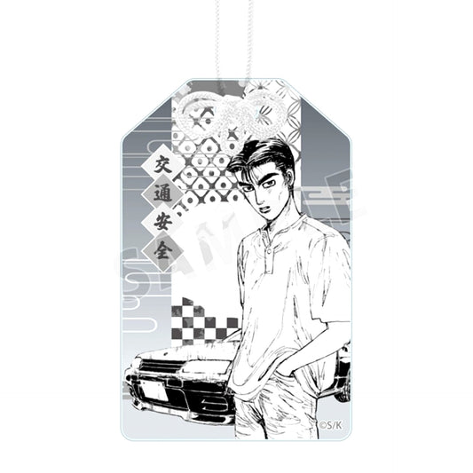 Manga "Initial D" Takeshi Nakazato Manga Panel Illustration Acrylic Charm [NEW]