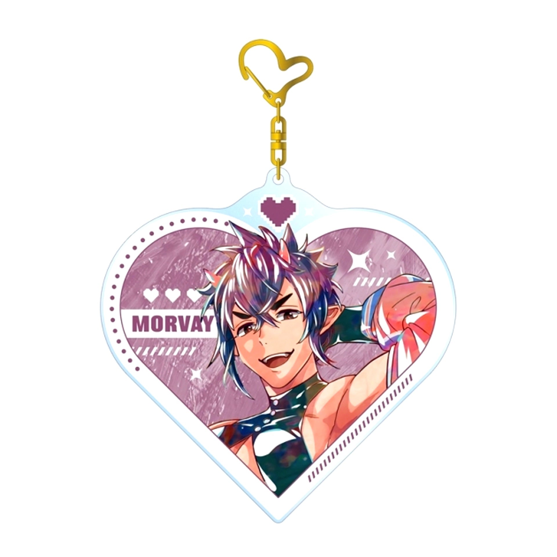 NU: Carnival Morvay Ani-Art BIG Acrylic Keychain [NEW]