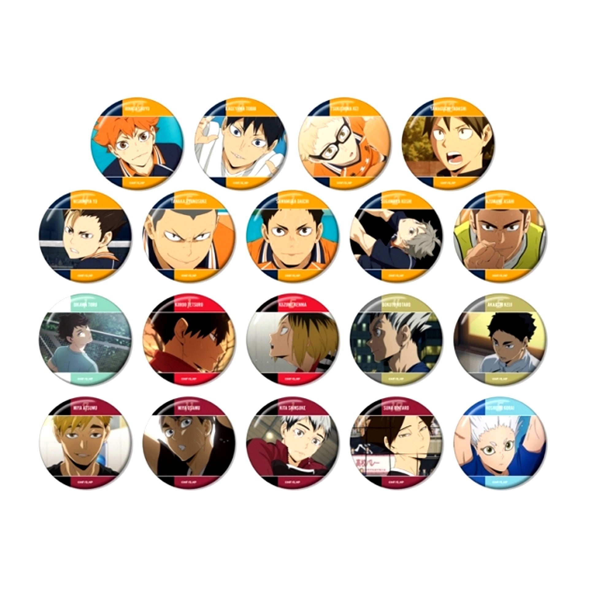 Haikyu!! Trading Scene Badge Goods - Bache with animate with Benefits Bonus [NEW]
