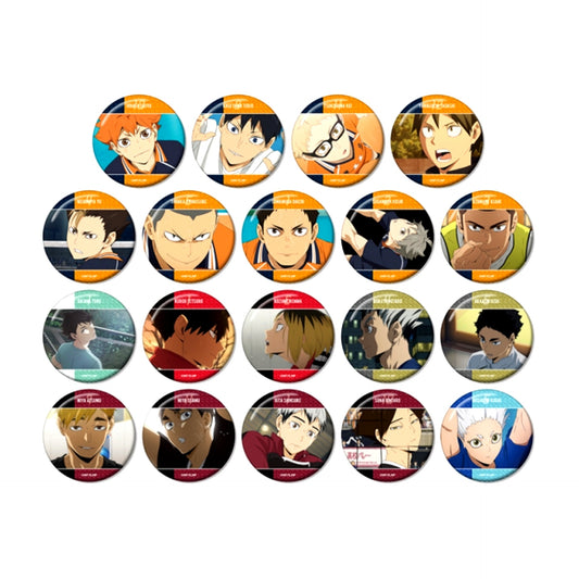Haikyu!! Trading Scene Shot Glitter Button Goods - Bache animate Limited with animate with Benefits Bonus [NEW]