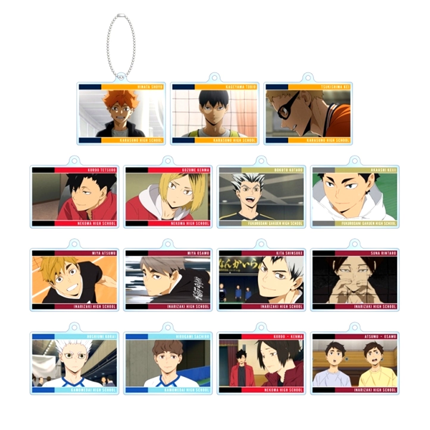 Haikyu!! Trading Scene Acrylic Keychain vol.2 Goods - Keychain [NEW]