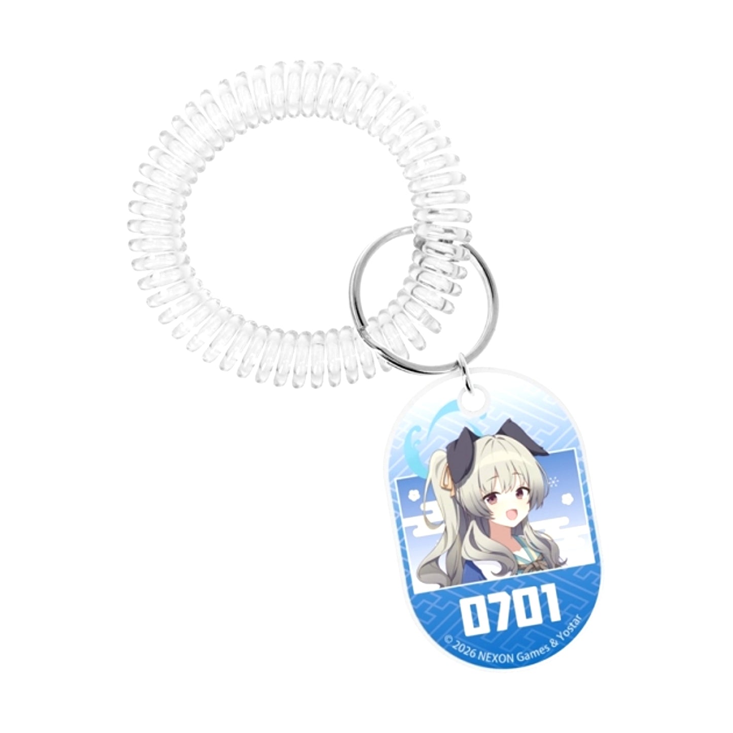 Blue Archive Umika Locker Key Style Acrylic Keychain [NEW]