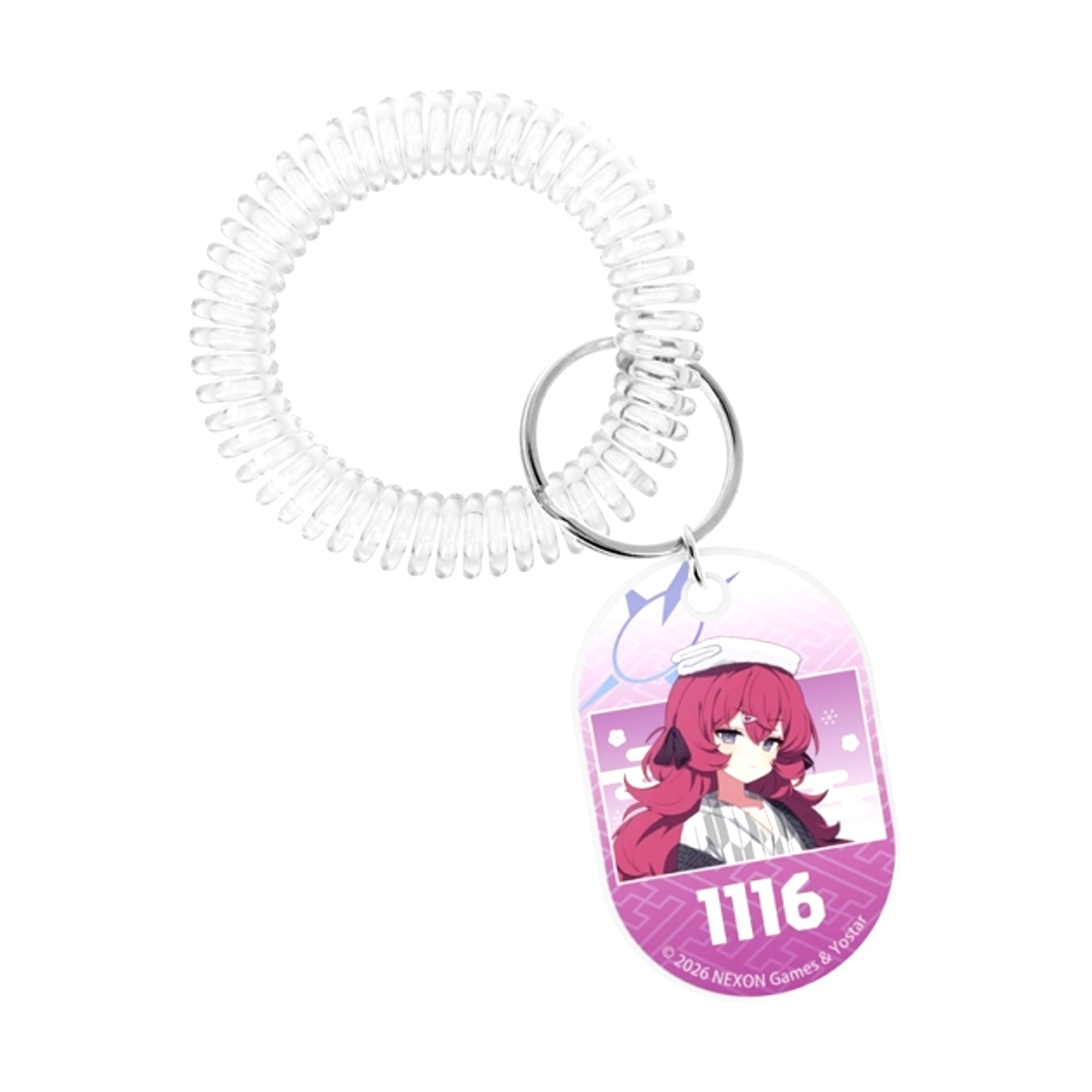 Blue Archive Iroha Locker Key Style Acrylic Keychain [NEW]
