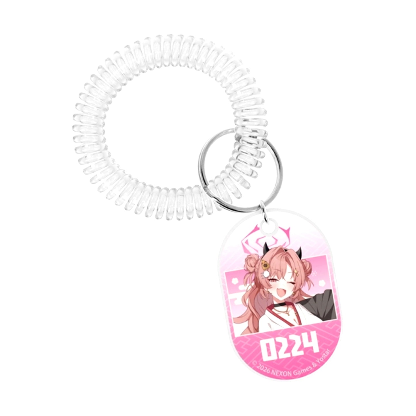 Blue Archive Kirara Locker Key Style Acrylic Keychain [NEW]
