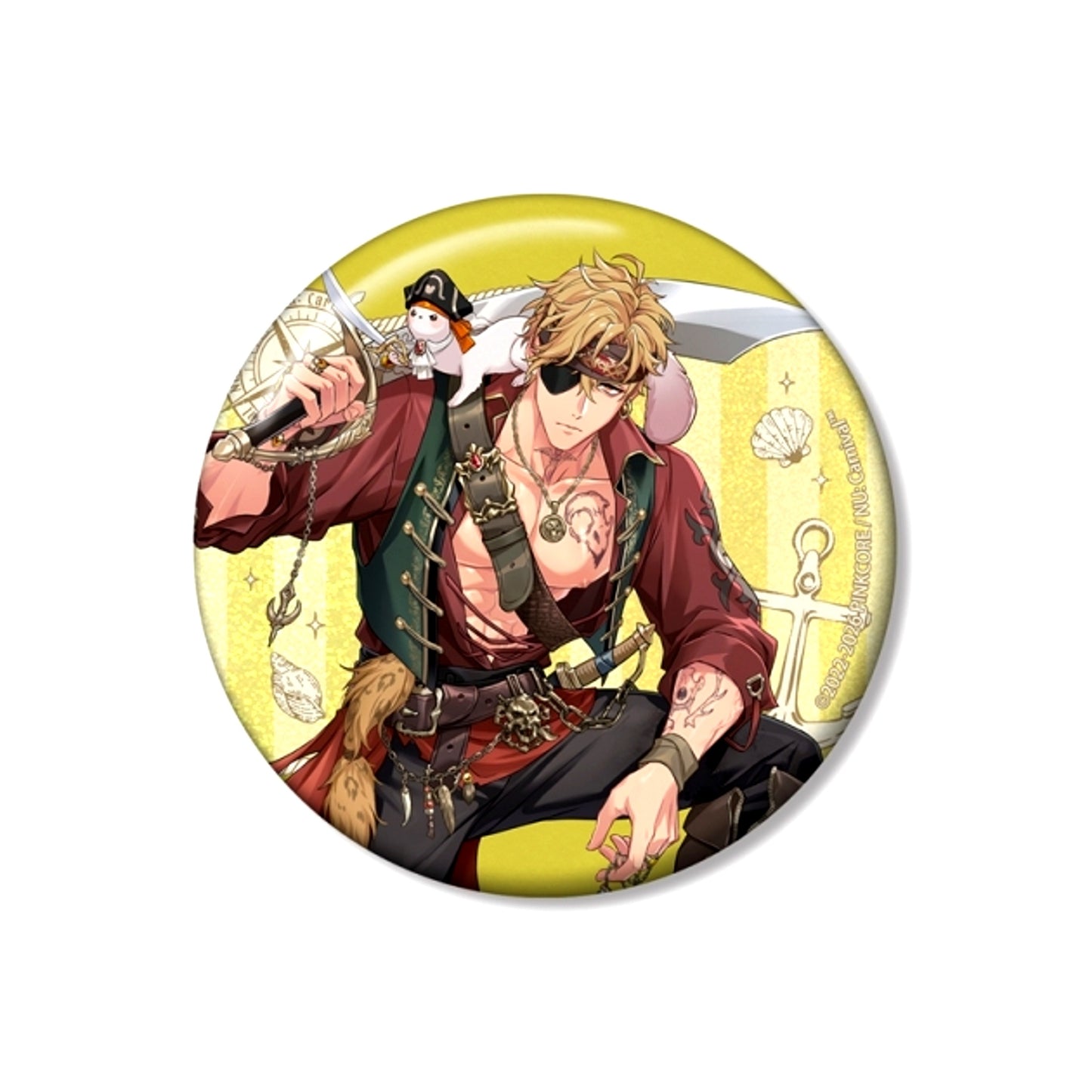 NU: Carnival Quincy Rondo of the Mist ver. 75mm Hologram Can Badge [NEW]