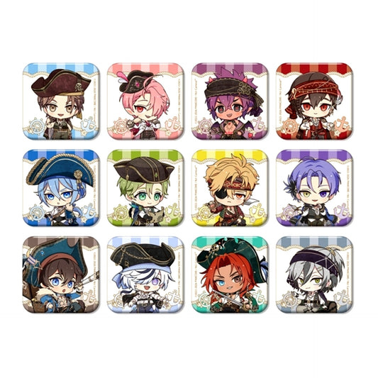 NU: Carnival Trading Chibi Character Pirate ver. Square Can Badge [with Bonus] [NEW]