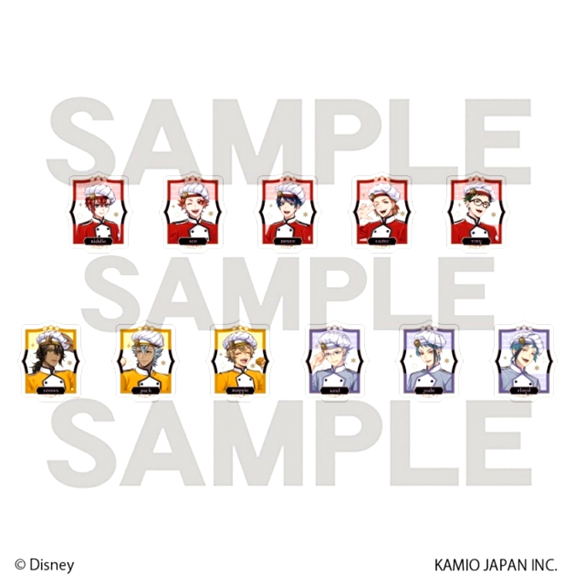 Disney Twisted-Wonderland Random Acrylic Magnet vol.1 Master Chef [NEW]