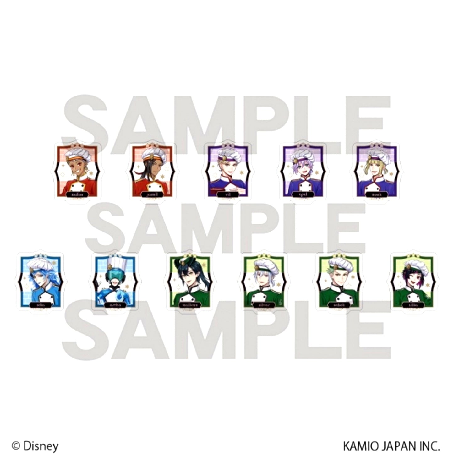 Disney Twisted-Wonderland Random Acrylic Magnet vol.2 Master Chef [NEW]