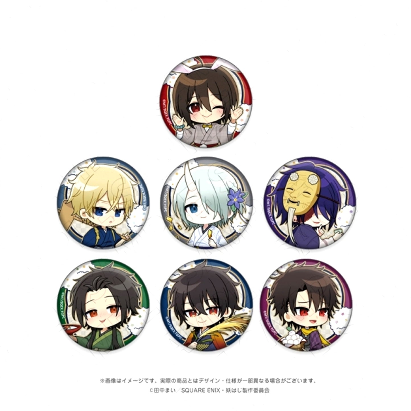 TV Anime A Terrified Teacher at Ghoul School! <Moon Viewing> Trading Can Badge (7 Types) [NEW]