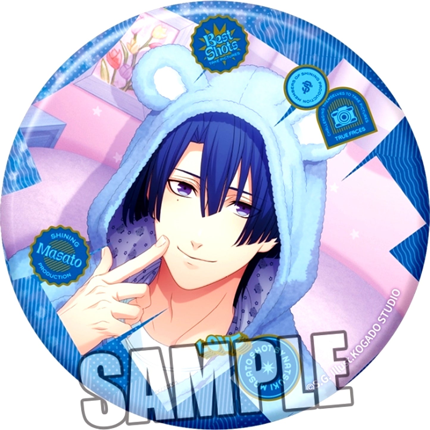 Uta no Prince-sama Big Hologram Can Badge Best Shots from Everyday Life Ver. "Masato Hijirikawa" [NEW]