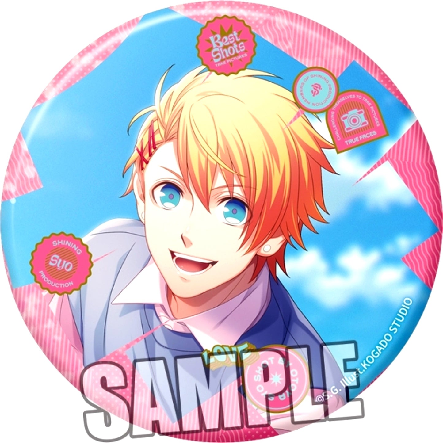 Uta no Prince-sama Big Hologram Can Badge Best Shots from Everyday Life Ver. "Sho Kurusu" [NEW]