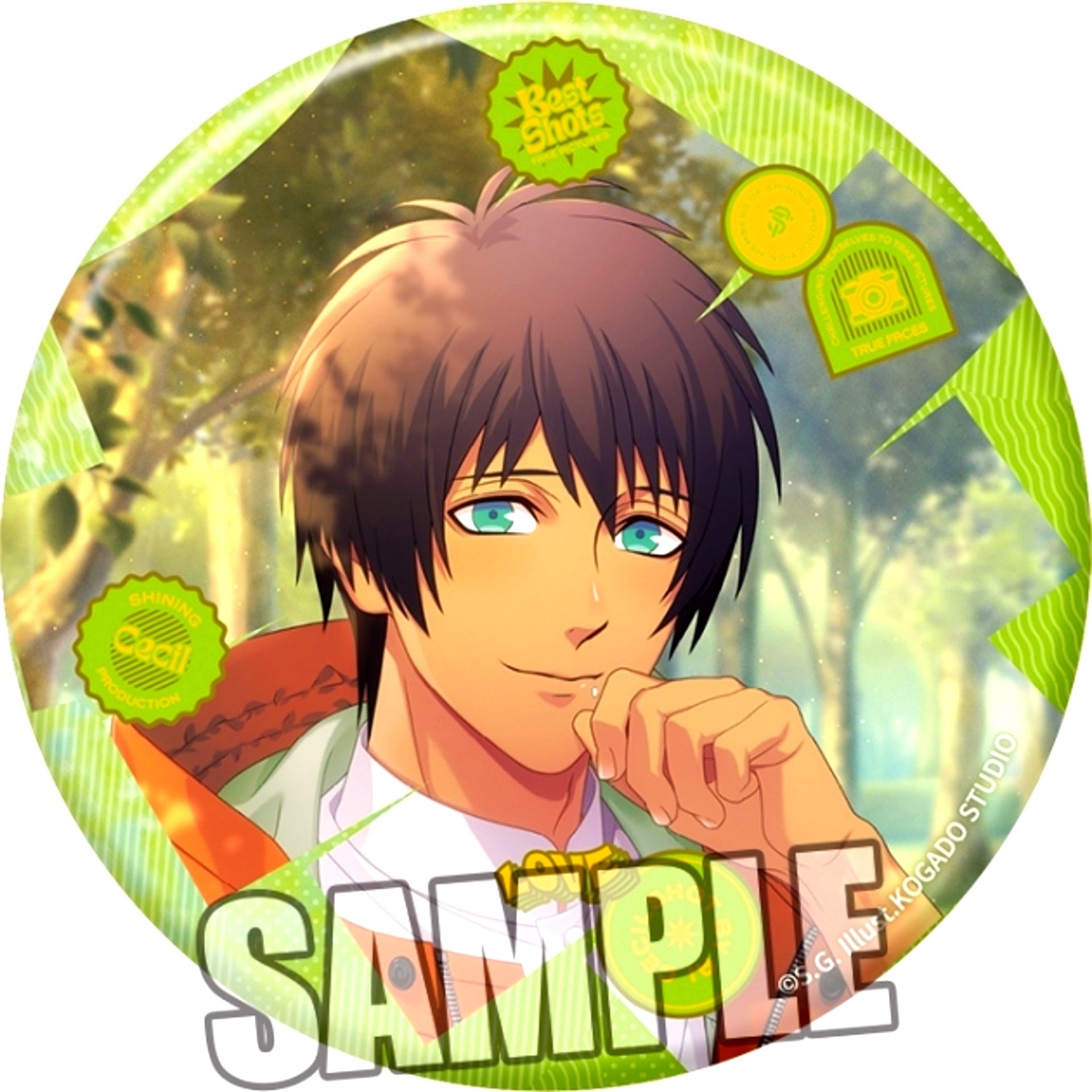 Uta no Prince-sama Big Hologram Can Badge Best Shots from Everyday Life Ver. Cecil Aijima [NEW]