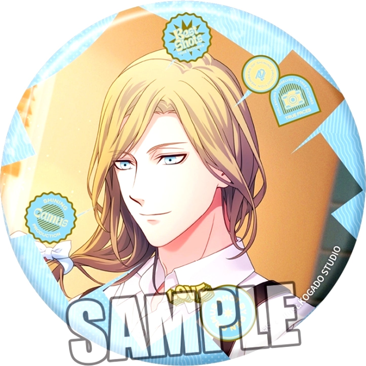 Uta no Prince-sama BIG Hologram Can Badge Best Shots from Everyday Life Ver. Camus [NEW]