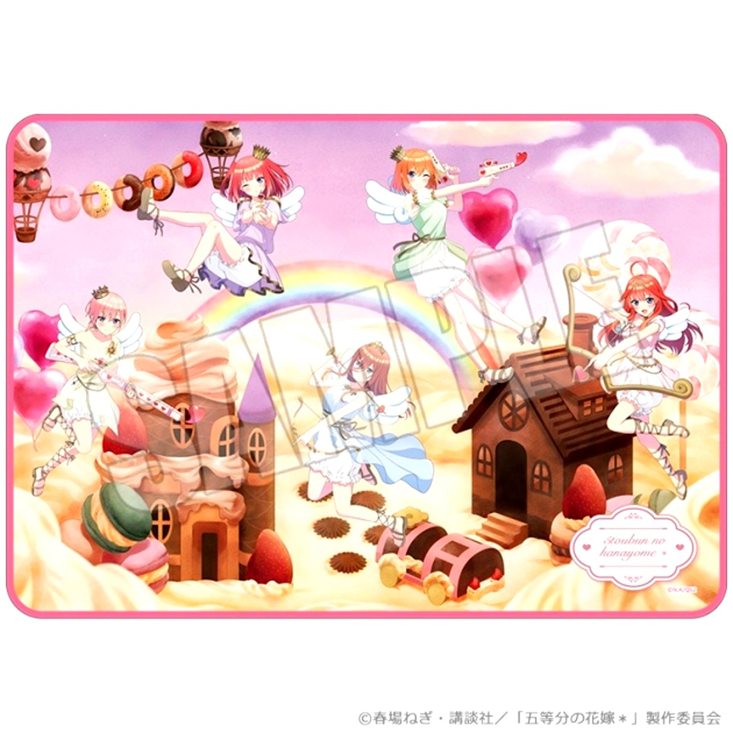 The Quintessential Quintuplets* Mofumofu Fluffy Blanket <Valentine Bullet> [NEW]