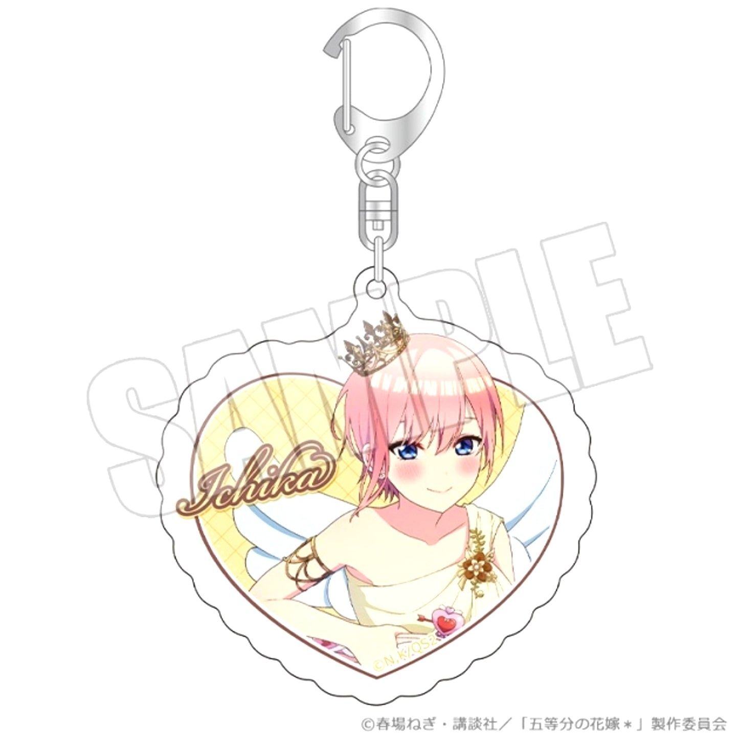 The Quintessential Quintuplets* Heart-Shaped Acrylic Keychain <Valentine Bullet Ichika> [NEW]