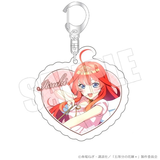 The Quintessential Quintuplets* Heart-Shaped Acrylic Keychain (Valentine Bullet Itsuki) [NEW]