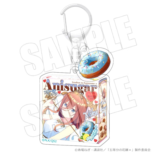 The Quintessential Quintuplets* Donut Package Keychain <Valentine Bullet Miku> [NEW]