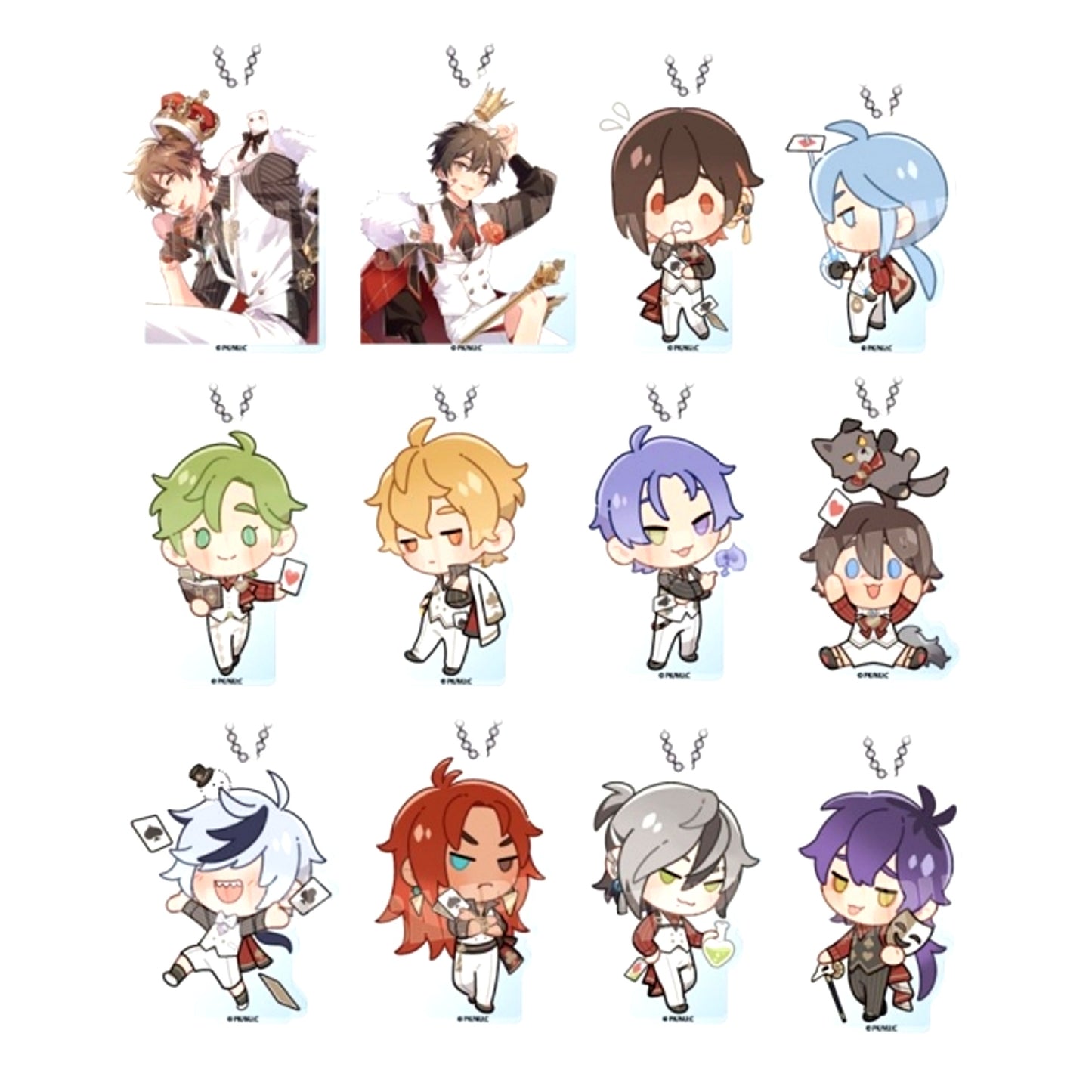 NU: Carnival Trading Acrylic Charm <Playing Card ver.> (Animate Limited) (Reissue) [NEW]