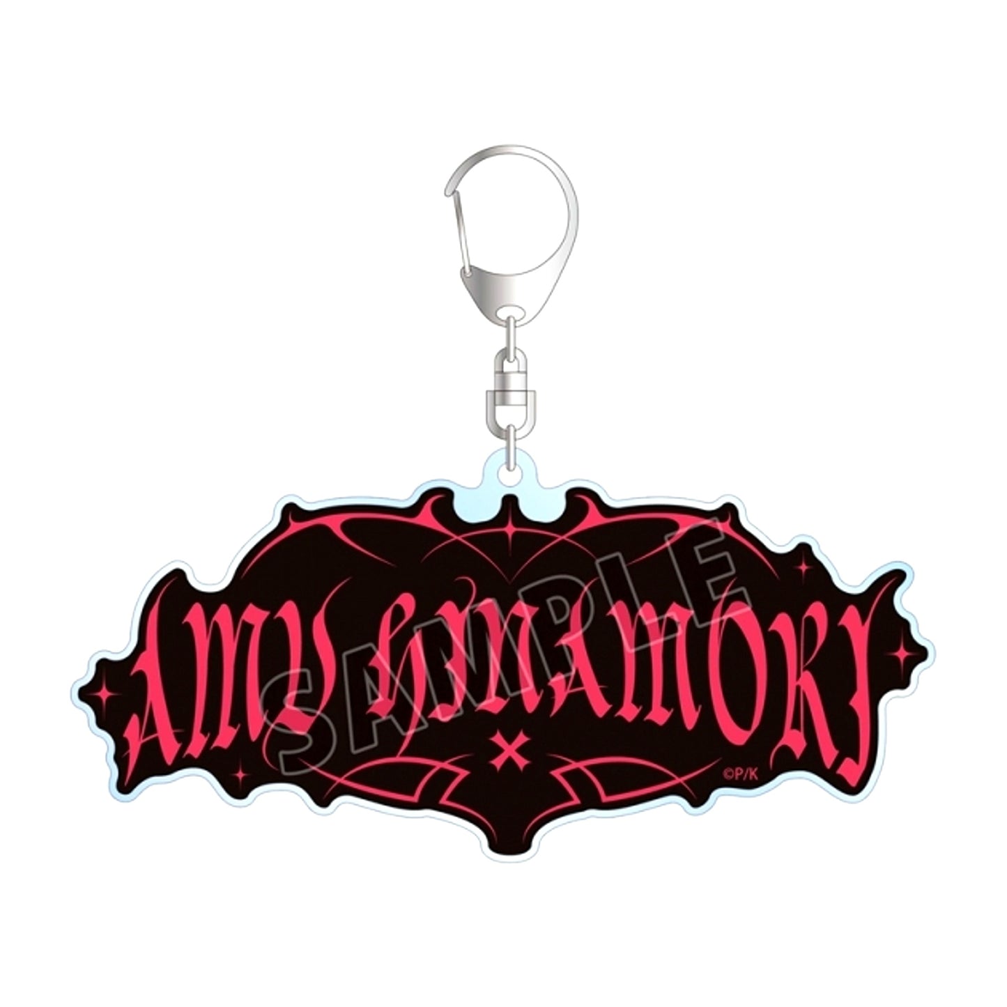 Shugo Chara! Amu Hinamori ar-Unity Motif Pattern BIG Acrylic Keychain [NEW]