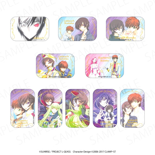 Code Geass: Lelouch of the Rebellion Trading Square Button Goods - Bache Resale [NEW]
