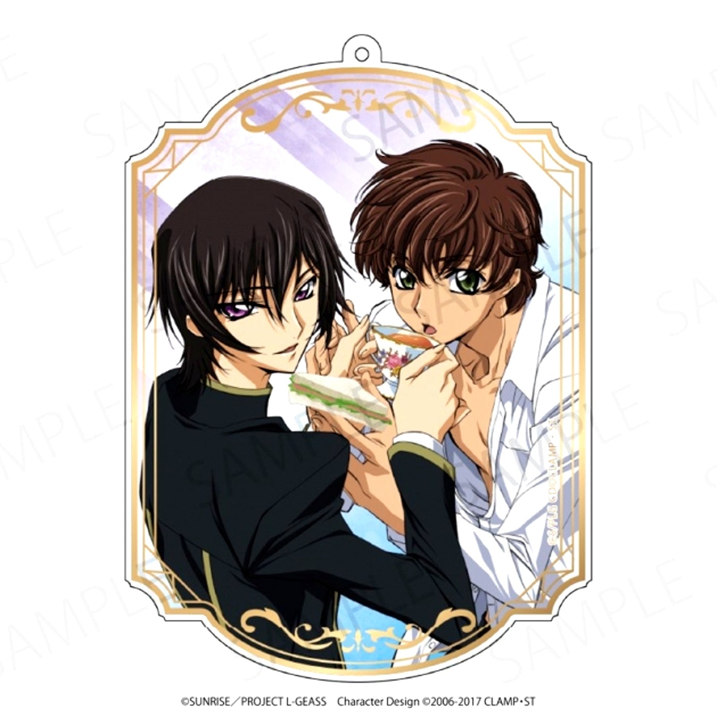 Code Geass: Lelouch of the Rebellion Acrylic Charms Lelouch & Suzaku B Goods - Charm Resale [NEW]