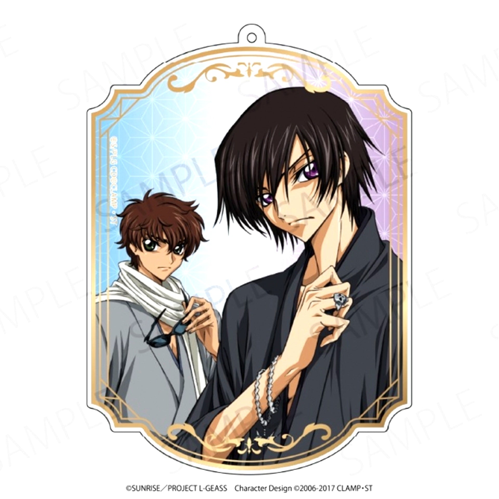 Code Geass: Lelouch of the Rebellion Acrylic Charms Lelouch & Suzaku D Goods - Charm Resale [NEW]