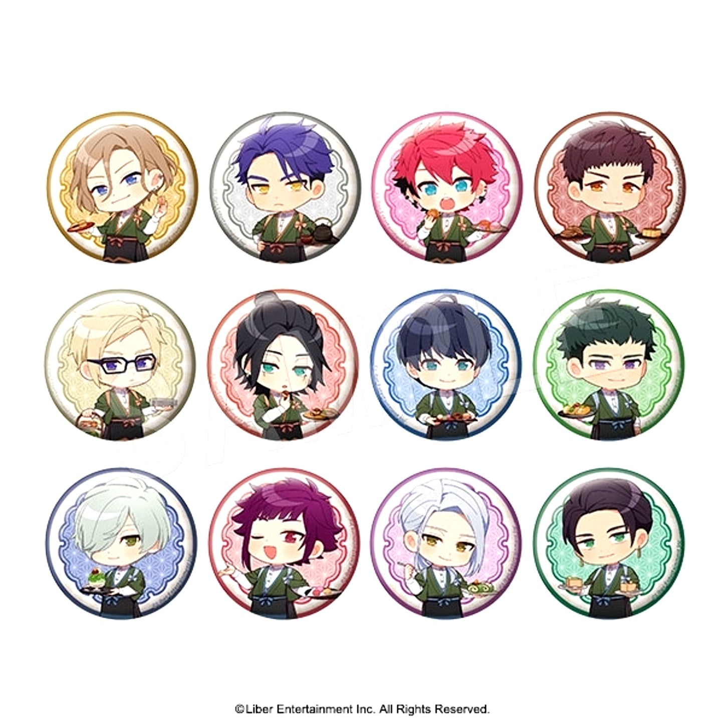 A3! Trading Can Badge Japanese-Style Cafe Mini Character ver. Type B [NEW]