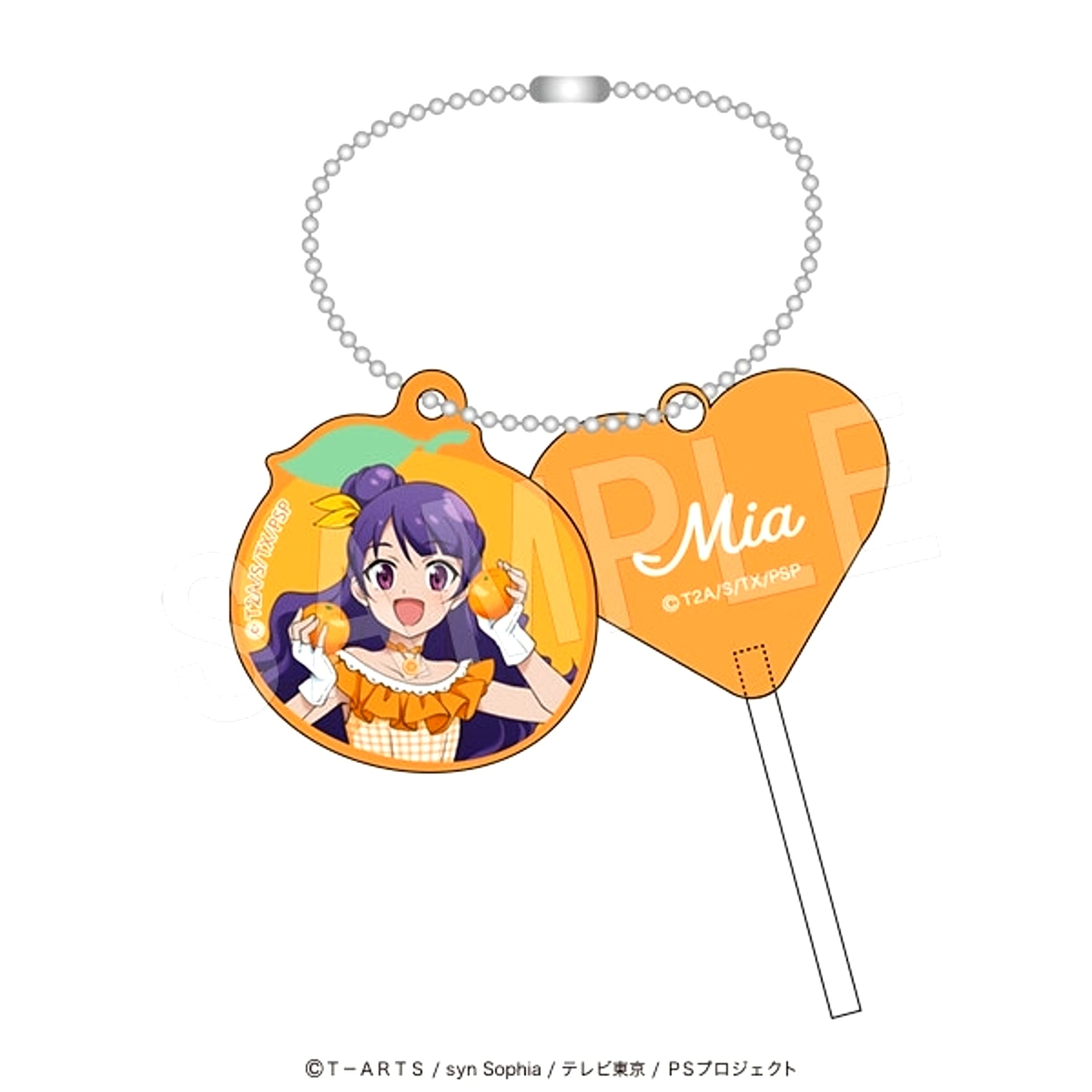 Pretty Series Heart Candy Keychain Fruits gingham ver. Mia Ageha Goods - Keychain [NEW]