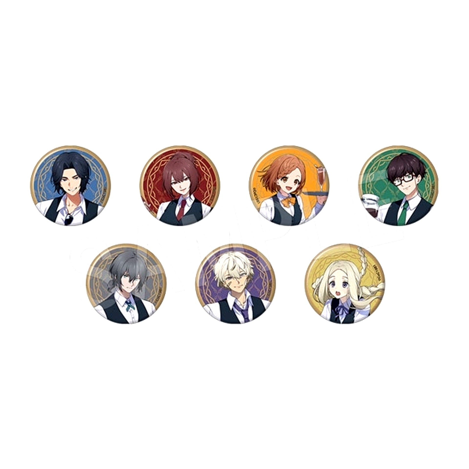 Purgatorium no Yoru: Destrudo no Shisha Trading Metal Can Badge Waitress ver. [NEW]