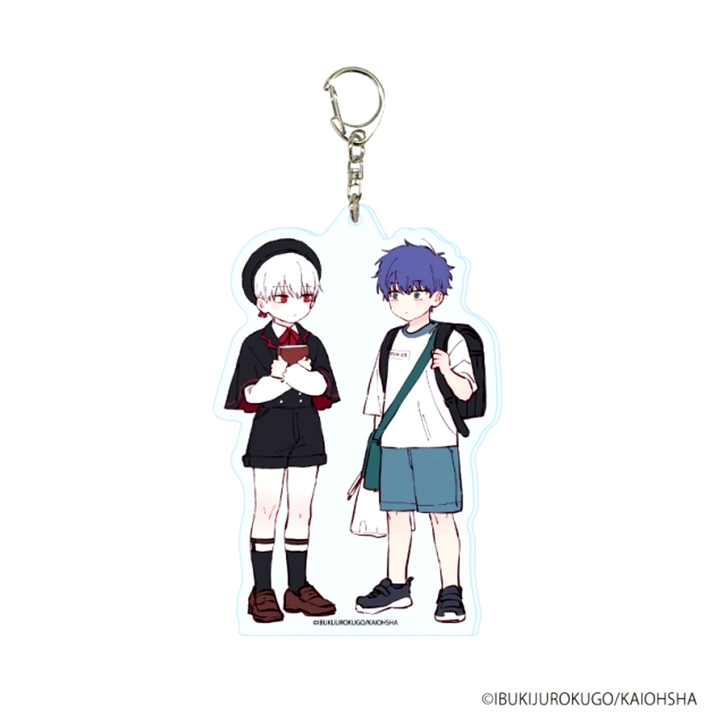 Kyuketsuki to Ningen no BL Big Acrylic Keychain 02 / Rea Snake Eye & Ruki Shishigami (Official Illustration) [NEW]