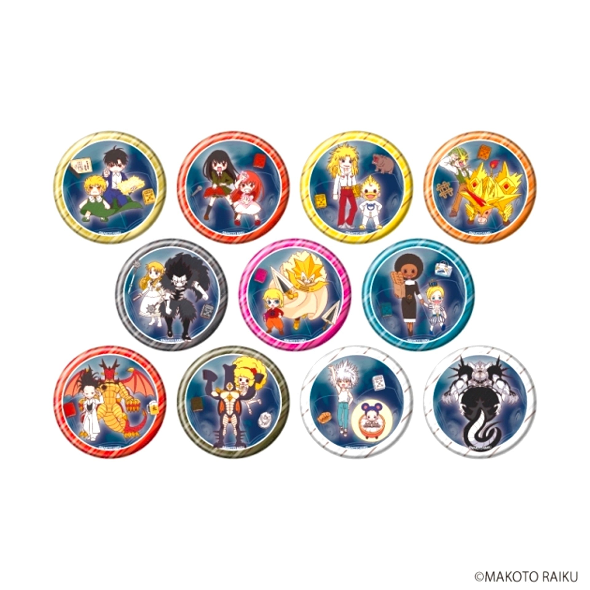 Zatch Bell! Complete Ver. Button 08/ Blind (All 11 Types)(Graph Art Illustration) Goods - Bache [NEW]
