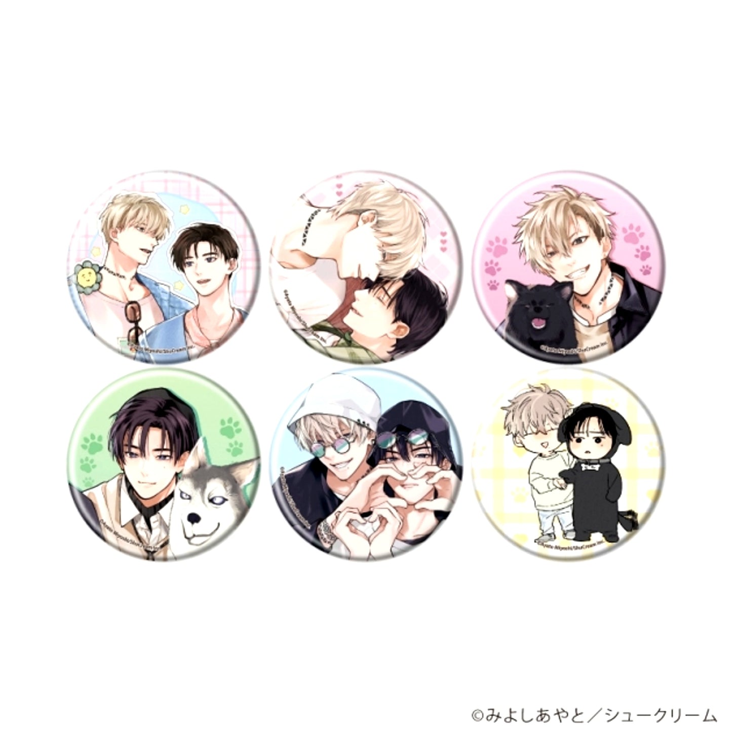 Itoshi no Underdog Can Badge 01 / Blind (6 Types) (Official & Newly Drawn Illustrations) [NEW]