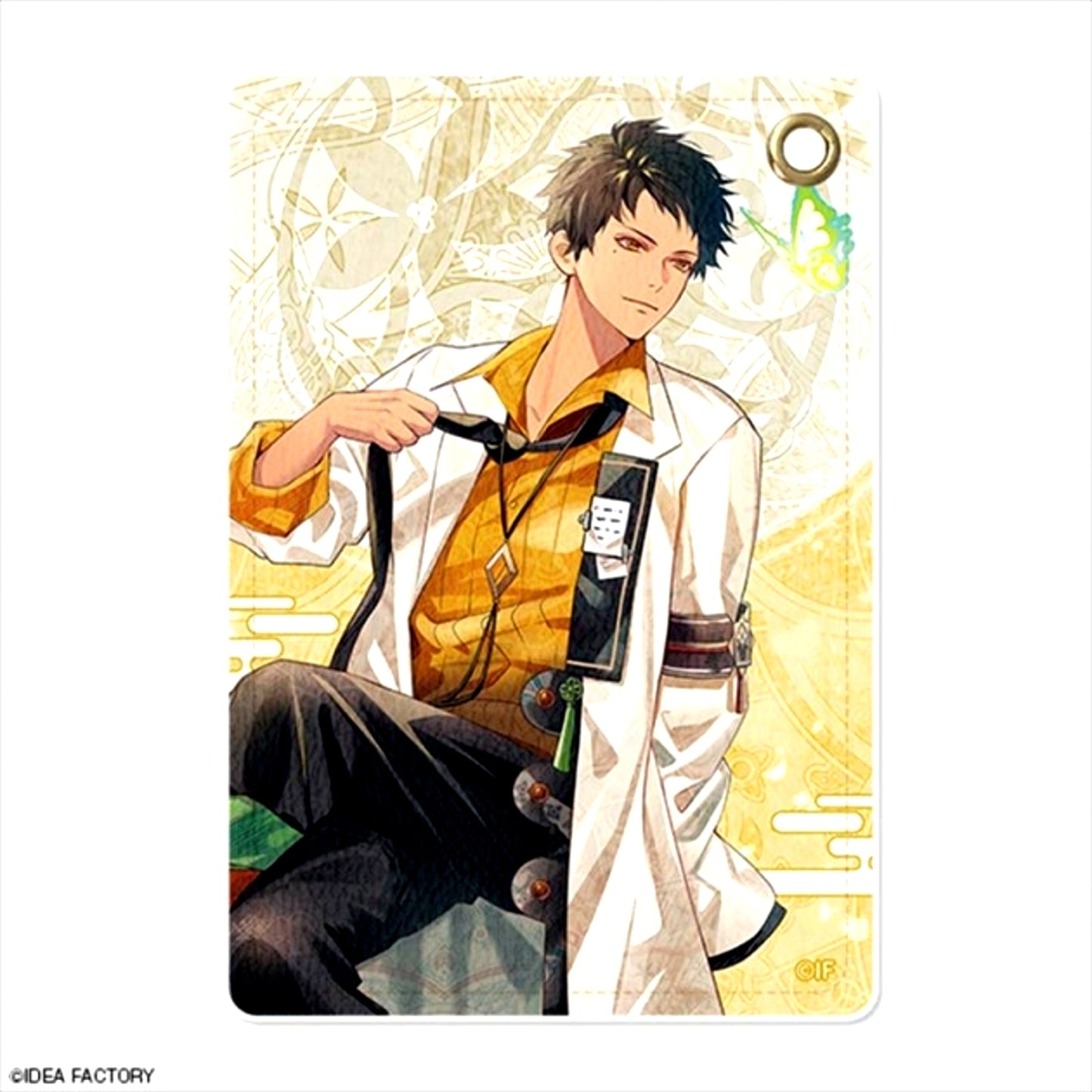 Olympia Soiree Catharsis Leather Pass Case Design 02 (Kuroba) [NEW]