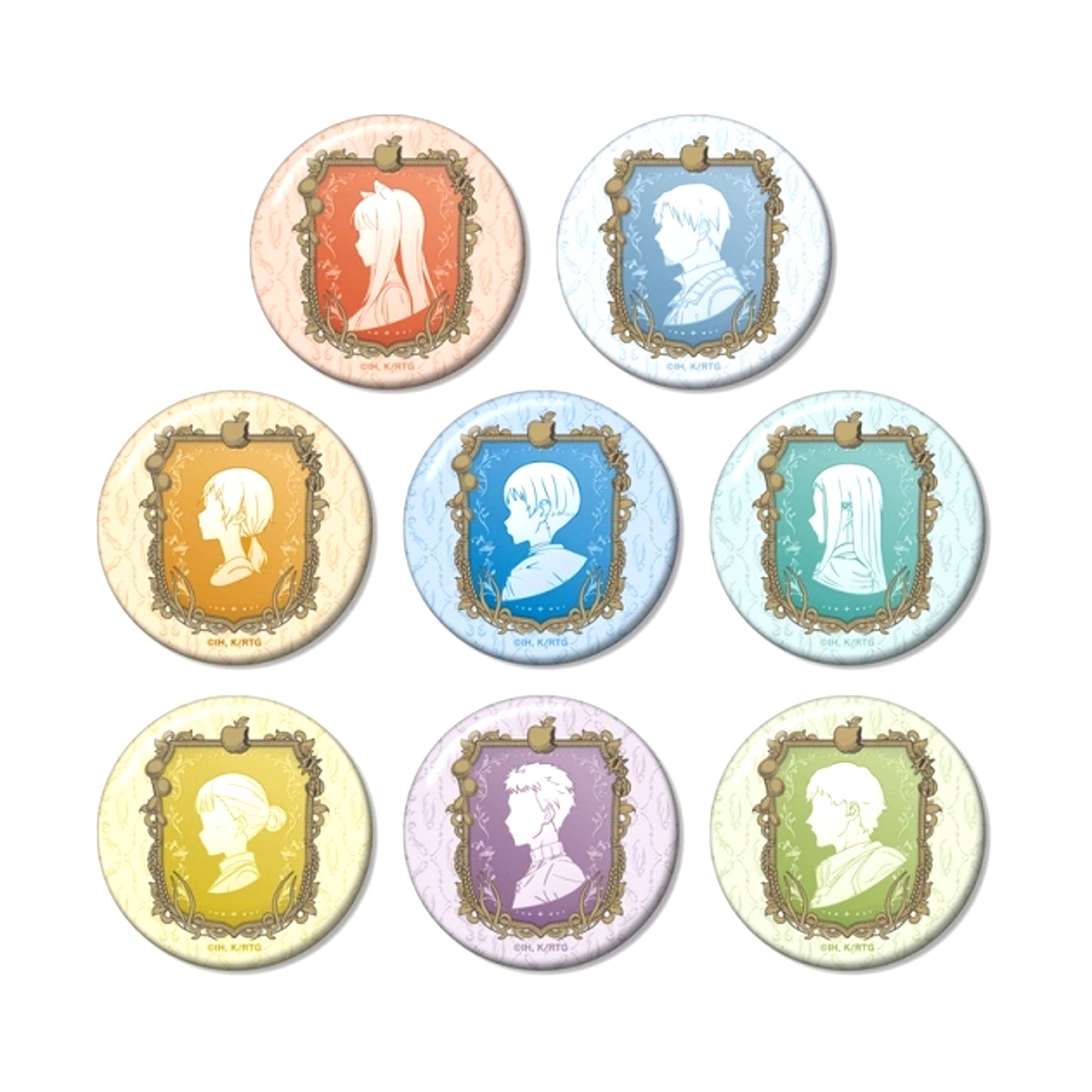 TV Anime Spice and Wolf: MERCHANT MEETS THE WISE WOLF Trading ar-Unity Cameo Motif Design Can Badge (Reissue) [NEW]